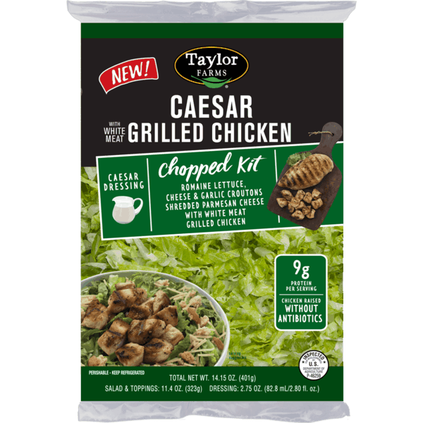 $0.75 for Taylor Farms® Grilled Chicken Chopped Salad Kits. Offer available at multiple stores.