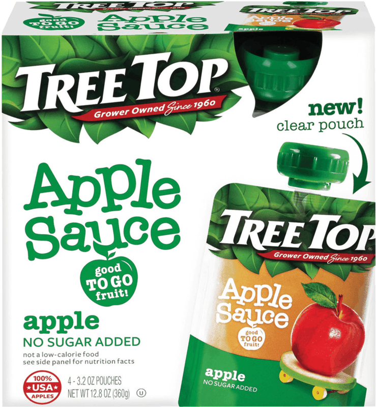 $0.50 for Tree Top Apple Sauce Pouches. Offer available at multiple stores.