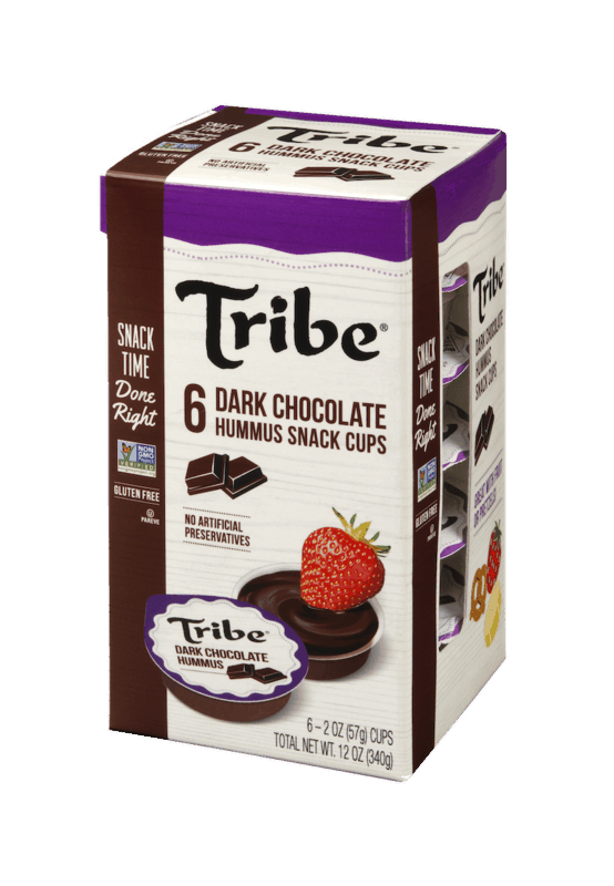 $1.00 for Tribe Dark Chocolate Hummus Cups. Offer available at Walmart.