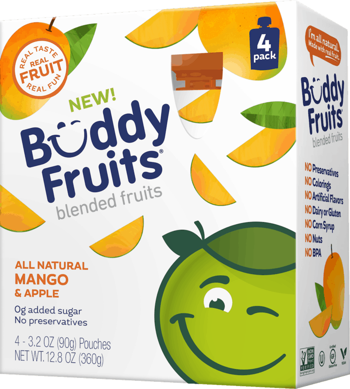 $0.75 for Buddy Fruits 4 Packs. Offer available at multiple stores.