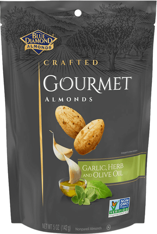 $1.00 for Blue Diamond Gourmet Almonds. Offer available at multiple stores.