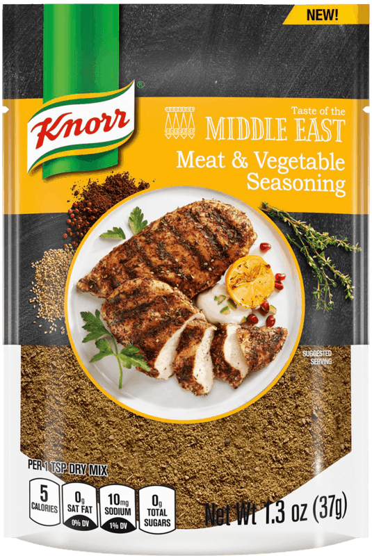 $0.75 for Knorr® Taste of the Middle East Meat & Vegetable Seasoning. Offer available at Walmart.