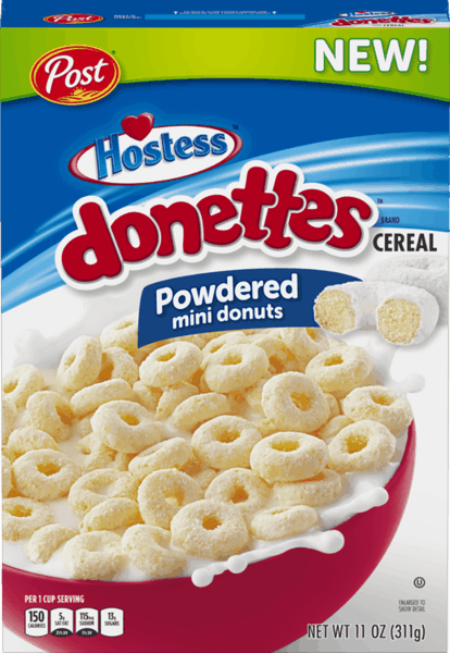 $0.75 for Post&reg; Hostess&trade; Donettes&trade; Cereal. Offer available at multiple stores.