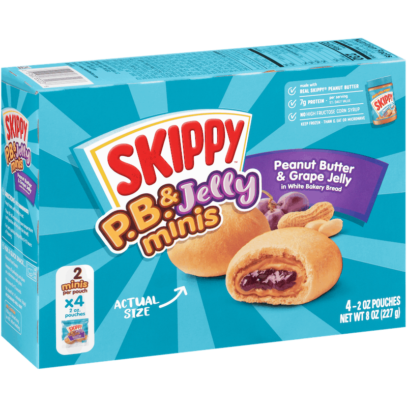 $0.75 for SKIPPY® P.B. & Jelly Minis. Offer available at multiple stores.