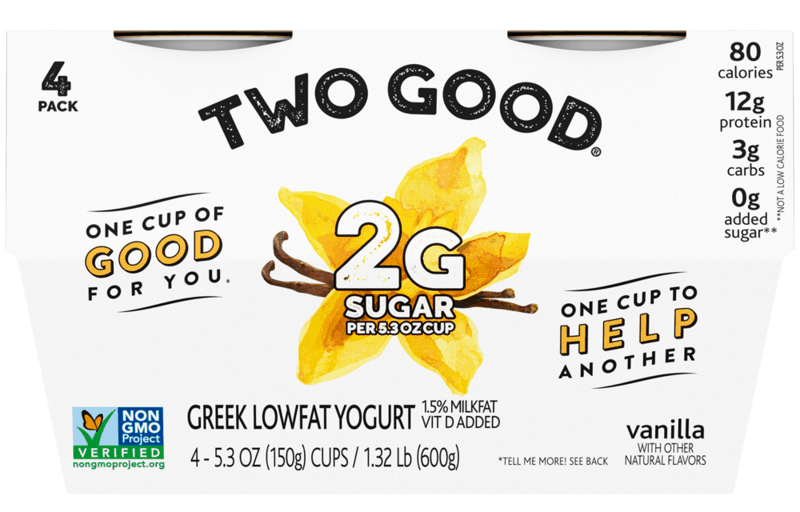 $1.50 for Two Good Lowfat Greek Yogurt. Offer available at multiple stores.