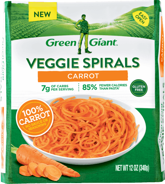 $1.00 for Green Giant Veggie Spirals&trade; Carrot. Offer available at Walmart.