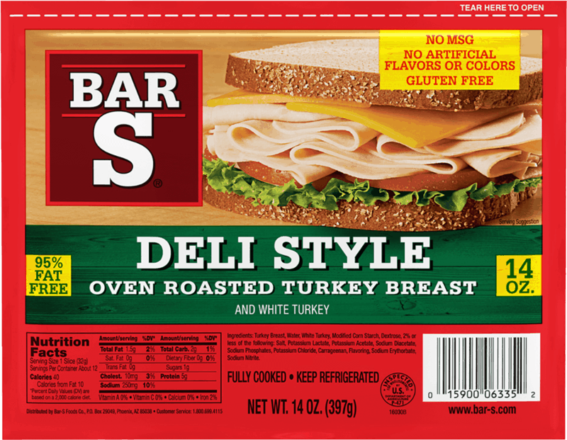 $0.50 for Bar - S Deli Meat. Offer available at Walmart, Walmart Pickup & Delivery.