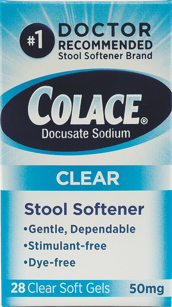 $3.00 for Colace® Clear Stool Softener. Offer available at multiple stores.