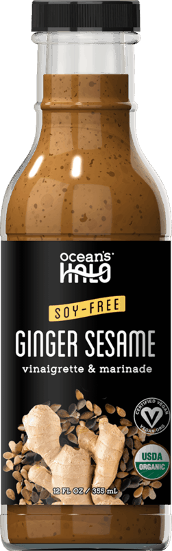 $1.00 for Ocean's Halo Ginger Sesame Salad Dressing. Offer available at Walmart, Rite Aid, The Fresh Market.