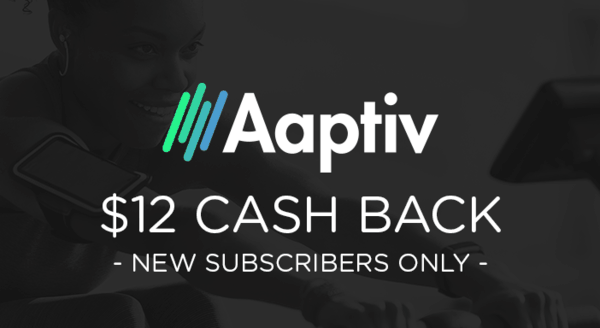 $12.00 for Aaptiv. Offer available at Aaptiv.