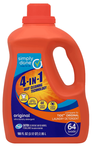 $2.50 for Simply Done™ Laundry Detergent. Offer available at Food City.