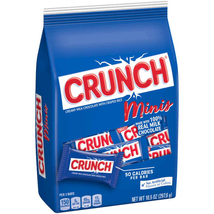 $1.00 for Crunch Minis, 10.5oz. Offer available at Safeway, Walmart, Albertsons.