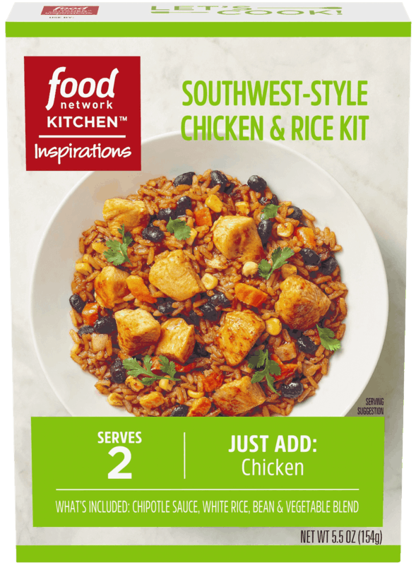 $1.00 for Food Network Kitchen™ Inspirations Meal Kits. Offer available at Walmart.