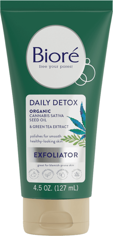 $1.00 for Biore Detox Exfoliator. Offer available at Walmart, Walmart Pickup & Delivery.