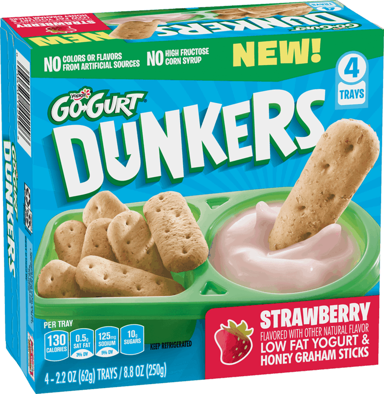 $1.00 for Go-GURT® Dunkers. Offer available at multiple stores.