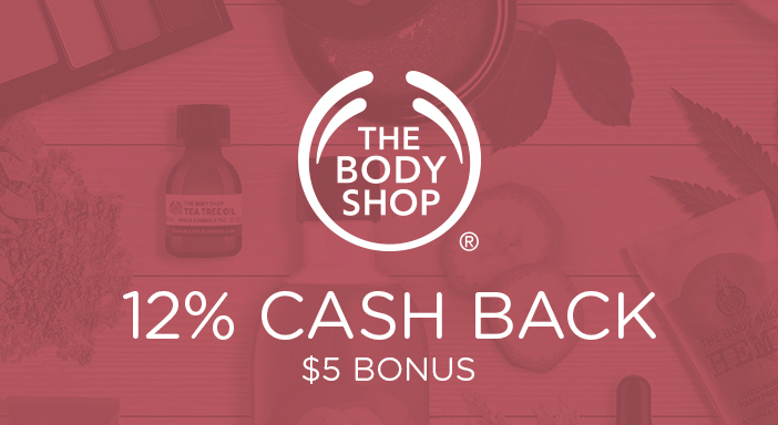 $0.00 for The Body Shop. Offer available at The Body Shop.