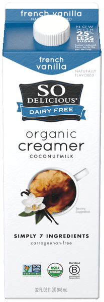 $0.50 for So Delicious Dairy Free Creamer. Offer available at multiple stores.