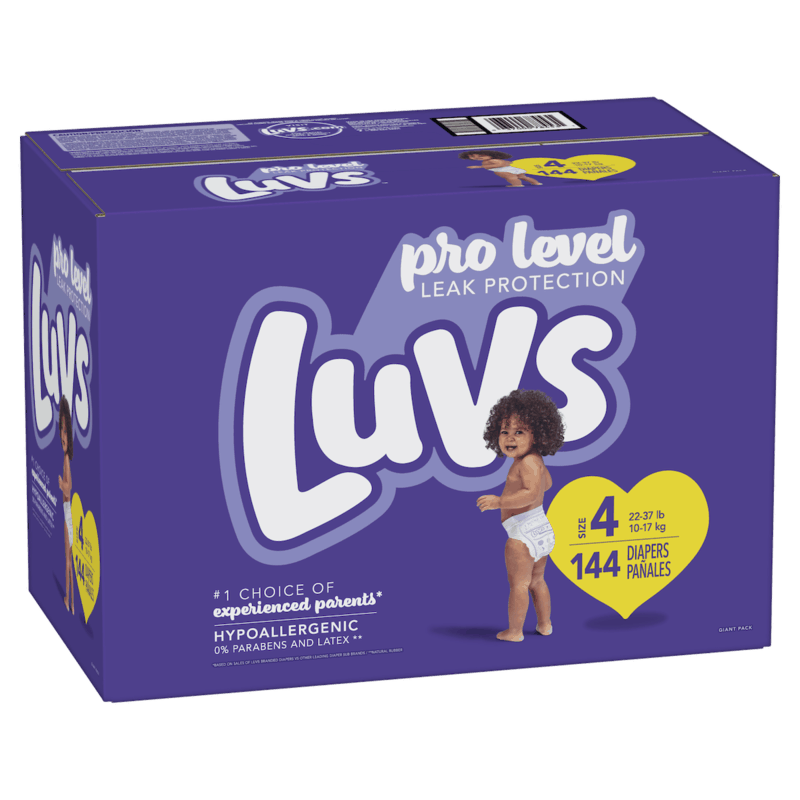 $3.00 for Luvs Diapers. Offer available at multiple stores.