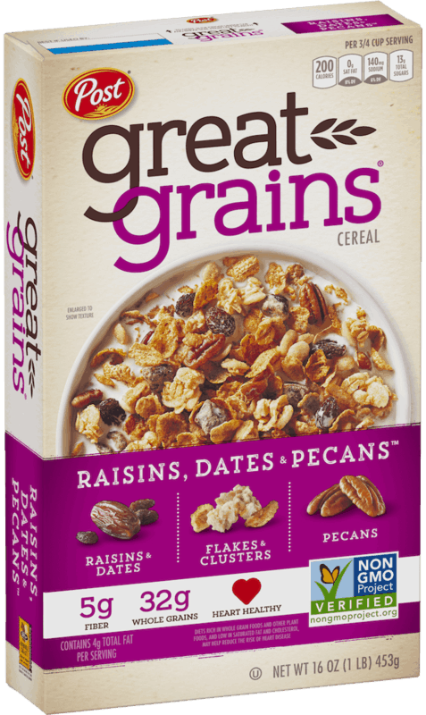 $0.50 for Post® Great Grains®. Offer available at multiple stores.