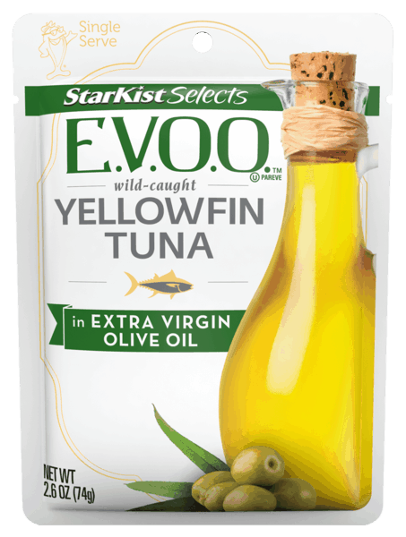 $0.50 for StarKist Selects E.V.O.O® Single Serve Pouches. Offer available at multiple stores.