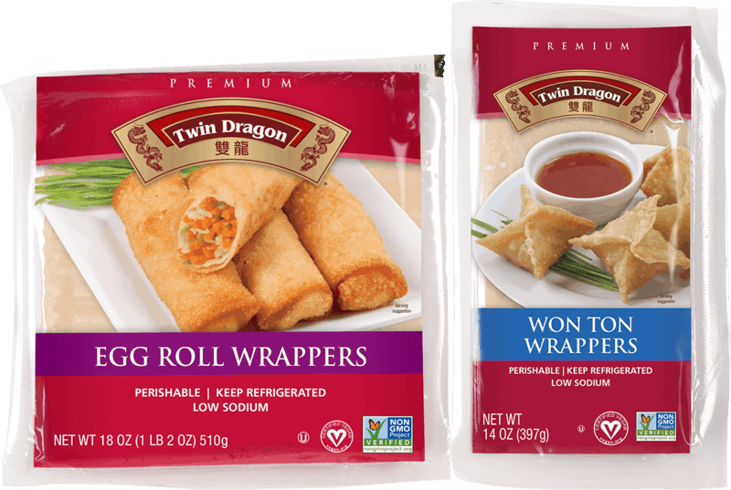 $0.75 for Twin Dragon Vegan Wrappers. Offer available at Walmart.