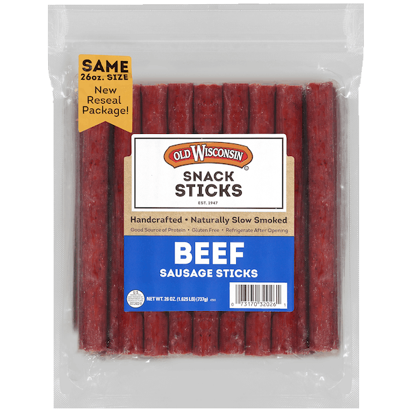 $1.00 for Old Wisconsin® Snack Sticks & Bites. Offer available at Walmart.