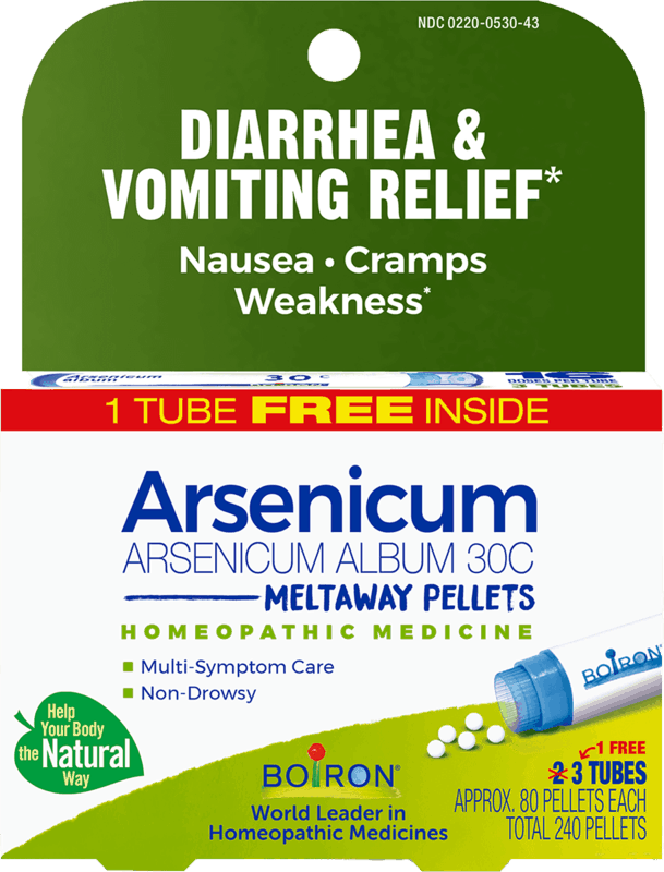 $1.00 for Arsenicum Album 30C. Offer available at Whole Foods Market, Natural Grocers, The Vitamin Shoppe.