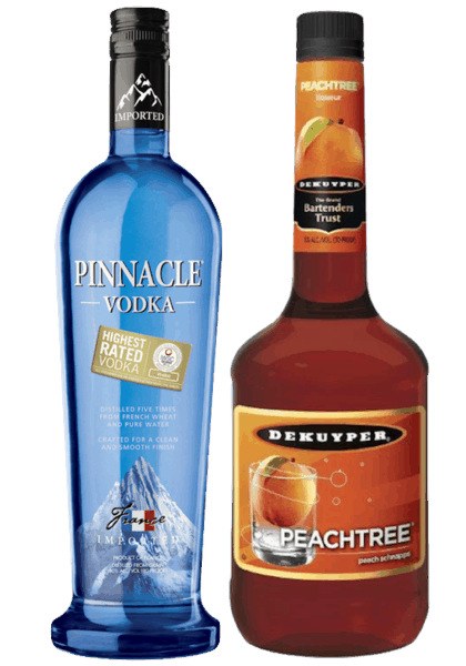 $10.00 for Pinnacle® Vodka and DeKuyper®. Offer available at multiple stores.