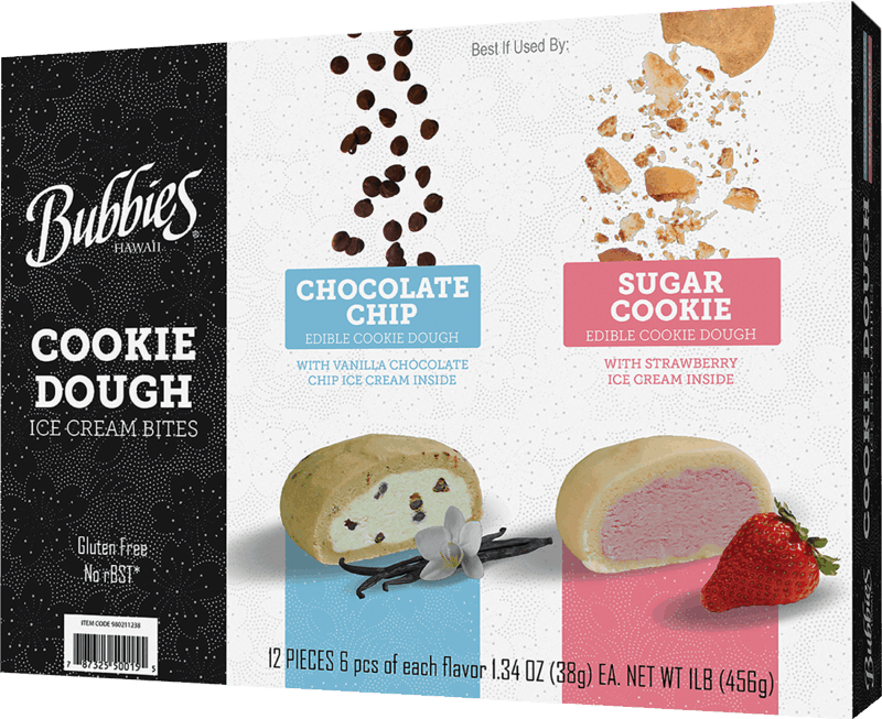 2.50 for Bubbies® Cookie Dough Ice Cream Bites MultiPack. Offer