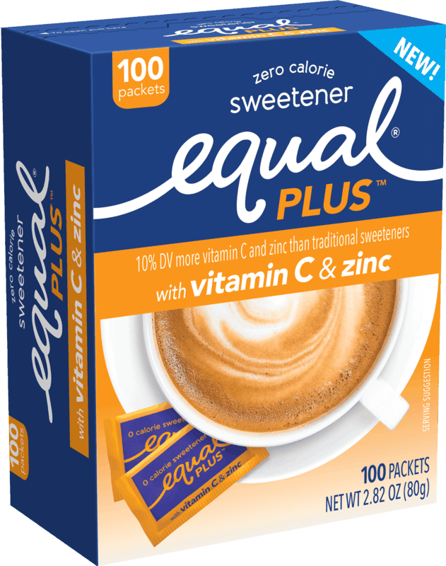 $0.75 for Equal® PLUS Sweetener. Offer available at multiple stores.