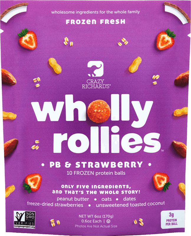 $1.00 for Crazy Richards Wholly Rollies. Offer available at Walmart, Walmart Grocery.