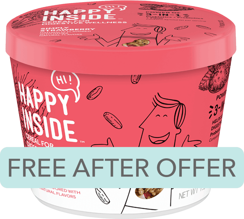 $2.39 for Happy Inside™ Cereal. Offer available at Walmart.