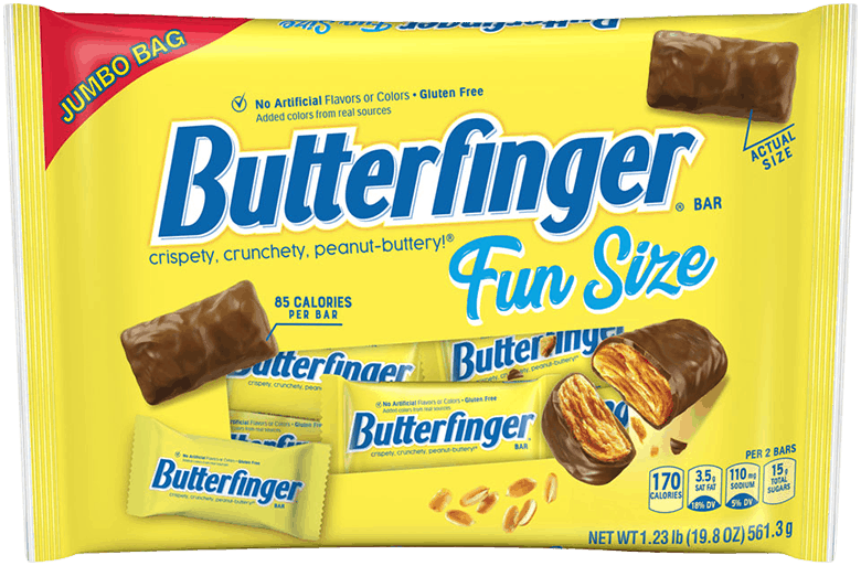 $1.50 for Butterfinger Fun Size, 19.8 oz. Offer available at Walmart.