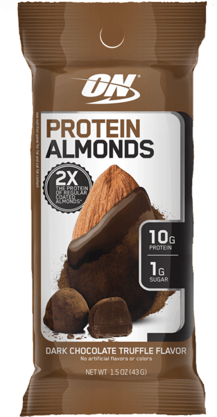 $0.50 for Optimum Nutrition® Protein Almonds. Offer available at GNC, Vitamin Shoppe.