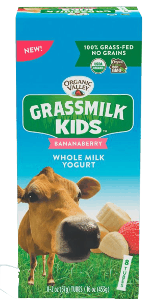 $0.75 for Organic Valley® Kids Grassmilk Yogurt. Offer available at multiple stores.