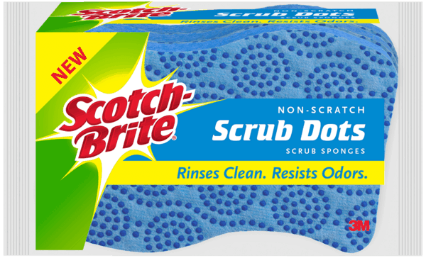 $0.75 for Scotch-Brite® Scrub Dots Non-Scratch Scrub Sponges. Offer available at Target.