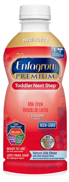 $1.50 for Enfagrow® PREMIUM Next Step™ Ready To Use Toddler Milk Drink. Offer available at Walmart.