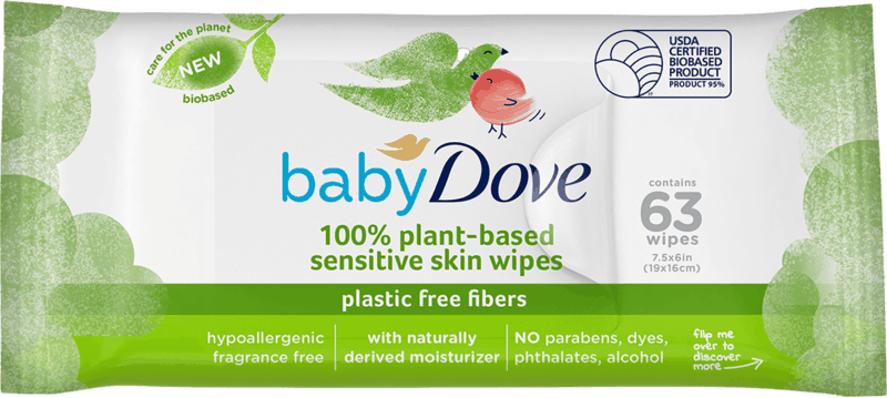 $0.75 for Baby Dove Skin Wipes. Offer available at Walmart, Walmart Pickup & Delivery.