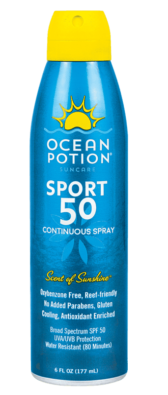 $1.00 for Ocean Potion® Sport SPF 50 Continuous Spray. Offer available at multiple stores.