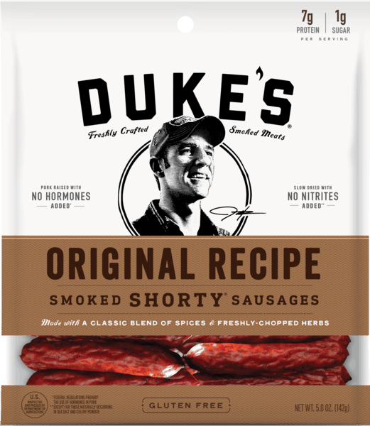 $1.00 for Duke's® Smoked Shorty Sausages. Offer available at Target.