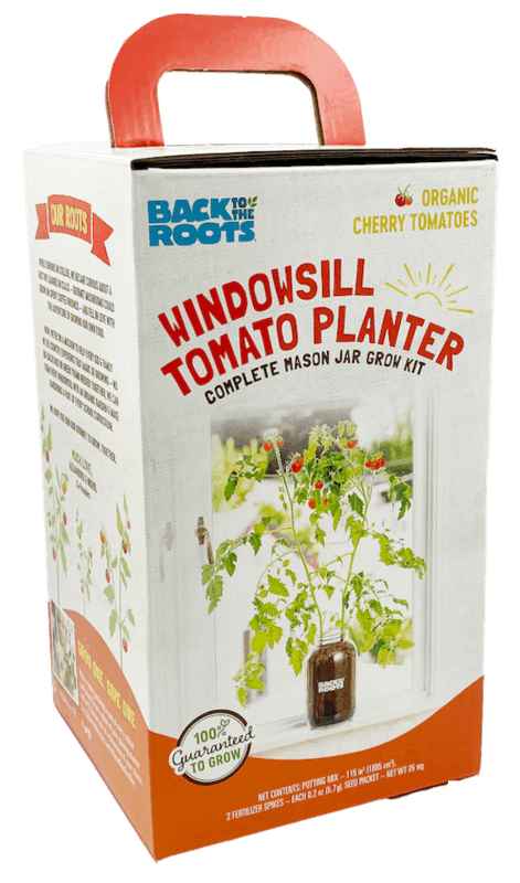 $10.00 for Back to the Roots Windowsill Tomato Planter. Offer available at Walmart, Walmart Grocery.