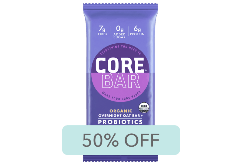 $1.50 for CORE Foods Overnight Oat Bars. Offer available at multiple stores.