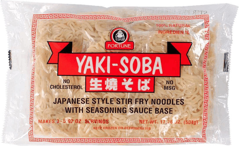 $1.00 for Fortune® 3-pack Yaki-soba. Offer available at Walmart.