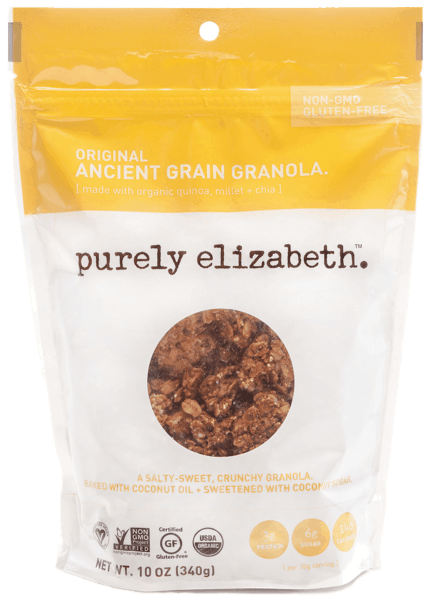 $1.50 for Purely Elizabeth® Original Ancient Grain Granola. Offer available at Walmart.