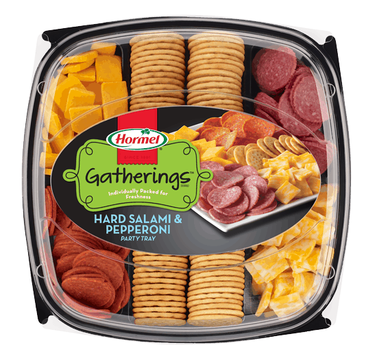 $2.00 for HORMEL GATHERINGS® Party Tray. Offer available at Walmart.