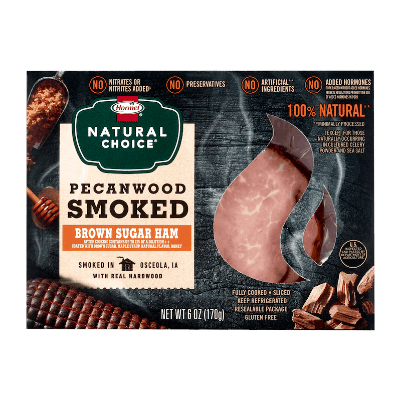 $1.25 for HORMEL® NATURAL CHOICE® Hardwood Smoked Lunchmeat. Offer available at Target, Walmart, Meijer, Walmart Pickup & Delivery, Target Online.