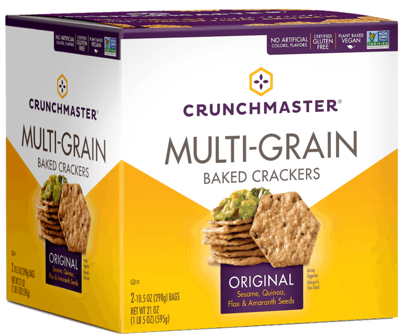 $1.50 for CRUNCHMASTER Crackers and Snacks. Offer available at BJ&#39;s.