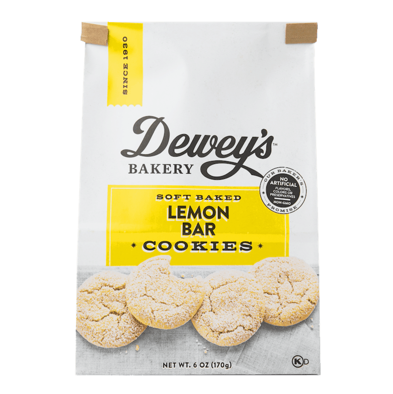 $1.00 for Dewey’s Bakery Soft Baked Cookies and Cookie Thins. Offer available at Wegmans.