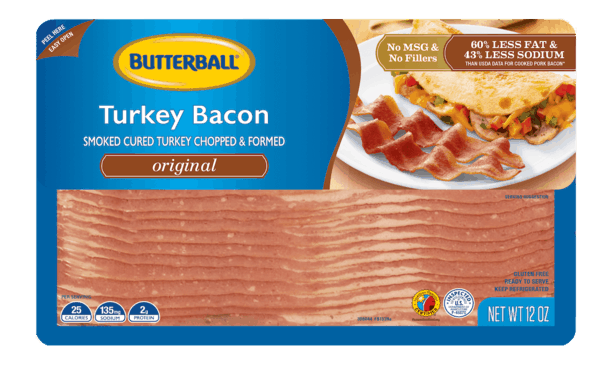 $0.60 for Butterball® Everyday Bacon. Offer available at multiple stores.