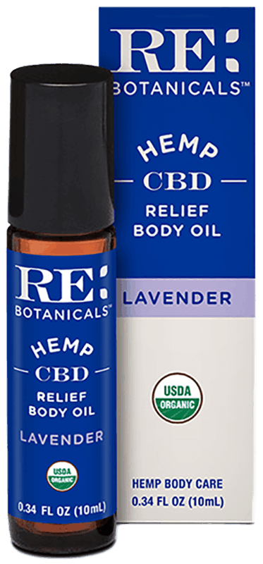 $5.00 for RE Botanicals Organic Hemp CBD Relief Body Oil. Offer available at multiple stores.